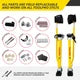 ToolPro Adjustable Stilts Magnesium - 24 in. to 40 in. With Soft Straps