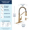 Moen Nolia One-Handle High Arc Pre-Rinse Spring Pulldown Kitchen Faucet