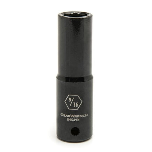 GearWrench 1/2 Drive 6 Point Deep Impact SAE Socket 9/16