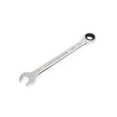 GearWrench 24mm 90-Tooth 12 Point Ratcheting Combination Wrench