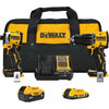 DeWalt DCK200D1P1 20V MAX Hammer Drill & Impact 2-Tool Combo Kit