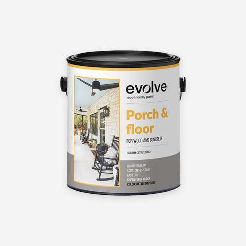 Evolve Porch & Floor Paint Fast-Drying Wood and Concrete Paint