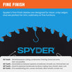 Spyder 8-1/4 40-Tooth Fine Finish Saw Blade for Wood Tarantula™