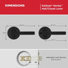 Kwikset Henley Lever - Hall/Closet