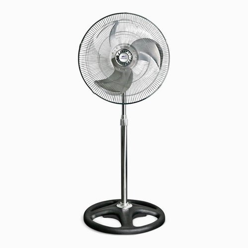 Proaira 18 High Velocity Industrial Pedestal Fan 3 Speed Control Black