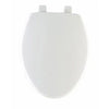 Elongated Plastic Toilet Seat, Whisper-Close(TM) Hinge, STA-TITE(TM), White
