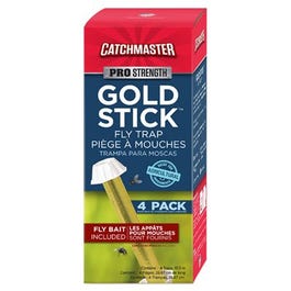 Gold Stick Fly & Wasp Trap, 4-Pk.