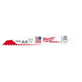 AX Super Sawzall Reciprocating Blade, 5T, 6-In.
