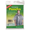 Emergency Poncho, Clear Polyethylene, One Size