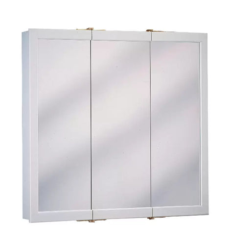 Zenith Medicine W24 White Framed Surface Mount Triview 26 Hx24 Wx4.5 D in.