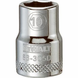 Metric Shallow Socket, 6-Point, 3/8-In. Drive, 10mm