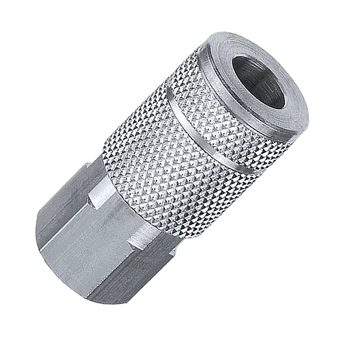Tru-flate  3/8 T Design x 1/4 FNPT Steel Coupler