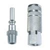 Tru-flate 1/4 Lincoln Design x 1/4 NPT Steel Plug/Coupler Set