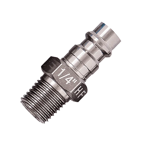 Tru-flate 1/4 HI FLO Design x 1/4 MNPT Aluminum Plug
