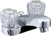 LDR Industries Lavatory Faucet Dual Handle 4 in.