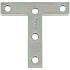 2-Pk., 3 x 3-In. Zinc T Plate
