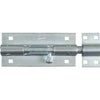 Door Barrel Bolt, Heavy-Duty, Zinc, 8-In.