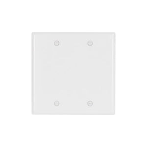 Eaton Cooper Wiring Standard Size Blank Wallplate, White