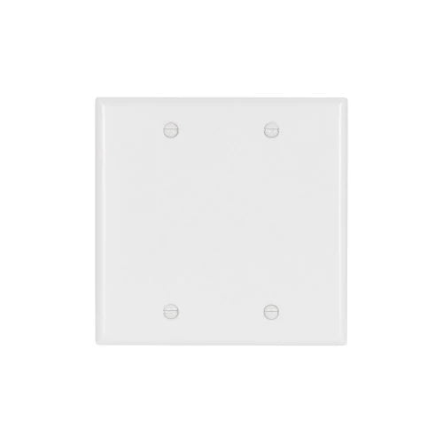 Eaton Cooper Wiring Standard Size Blank Wallplate, White