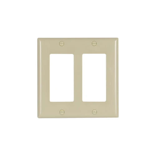 Eaton Cooper Wiring Decorator / GFCI Wallplate, Ivory