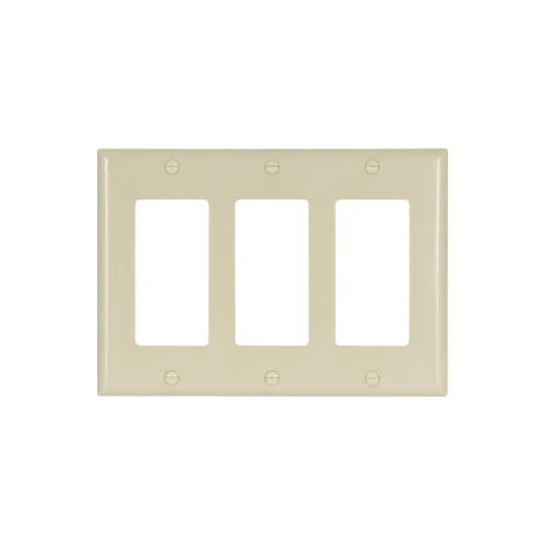 Eaton Cooper Wiring Decorator / GFCI Wallplate, Ivory