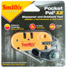 Smiths Products 50364 Pocket Pal X2 Sharpener and Outdoor Tool Fine, Coarse Carbide, Ceramic, Diamond Sharpener Plastic Handle Yellow