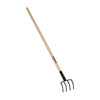 Seymour Garden Cultivator, Welded 4 Tine Head, 54 Hardwood Handle