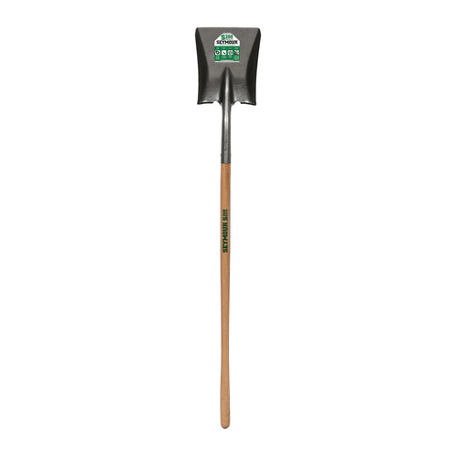 Seymour Midwest 16 Ga. Square Point Shovel, 44 Hardwood Handle