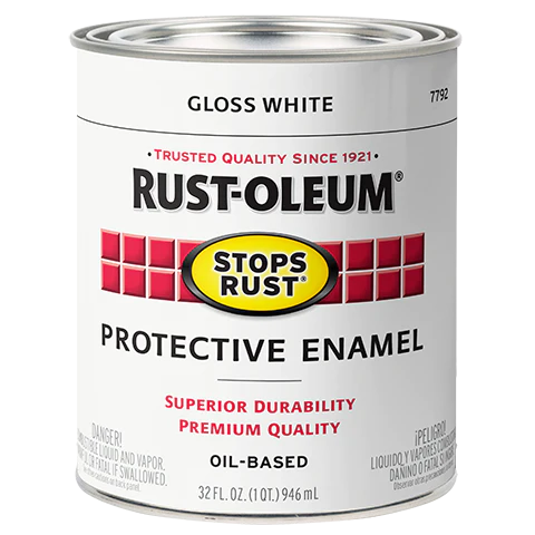 Rust-Oleum® Protective Enamel Brush-On Paint Gloss White