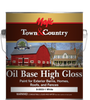 Yenkin Majestic Town & Country Oil Base High Gloss Paint Gloss Black 5 Gallon (Gloss Black, 5 Gallon)