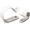 Cable Clamps, White Plastic, 3/4-In. I.D., 6-Pk.