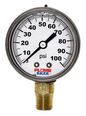 Plumbeeze pressure gauges