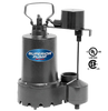 Superior Pump 1/2 HP Cast Iron Sump Pump with Vertical Float Switch