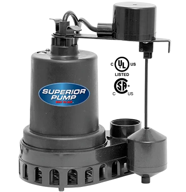 Superior Pump 1/2 HP Submersible Thermoplastic Sump Pump