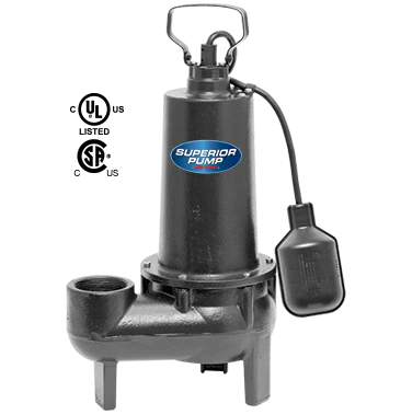 Superior Pump 1/2 HP Cast Iron Sewage Pump