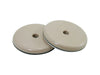 Shepherd Hardware 2-1/2-Inch Round, Adhesive Slide Glide Furniture Sliders, Beige, 4-Pack