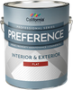 California Products Malibu Preference Interior & Exterior Paint Flat Medium Base - 1 Gallon