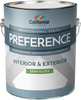 California Products Preference Interior & Exterior Paint Semi Gloss Pastel Base - 1 Gallon