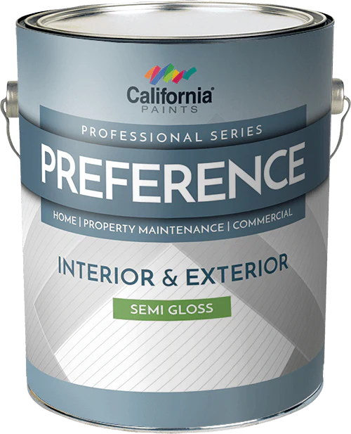 California Products Preference Interior & Exterior Paint Semi Gloss Deep Base - 1 Gallon