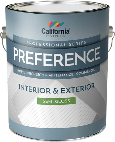 California Products Preference Interior & Exterior Paint Semi Gloss Pastel Base - 1 Gallon