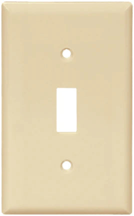 1 GANG SWITCH PLATE IVORY