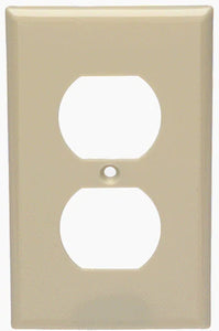 1 GANG DUPLEX RECEPTACLE PLATE