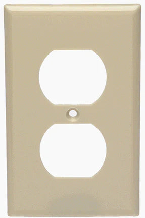 1 GANG DUPLEX RECEPTACLE PLATE
