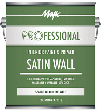 WALL PAINT QT HI HIDING WHITE EGGSHELL LA