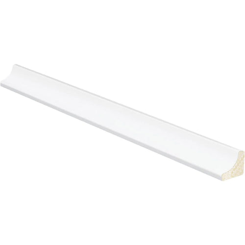 Inteplast Building Products 11/16 In. W. x 11/16 In. H. x 8 Ft. L. Crystal White Polystyrene Cove Molding