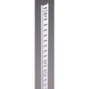 Knape & Vogt 255 Series 48 In. Zinc-Plated Steel Mortise-Mount Pilaster Shelf Standard