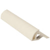 M D Building Products 3/8 In. x 8 Ft. White Heavy-Duty Vinyl Tile Edging