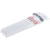 Milwaukee Sawzall 6 In. 4/6 TPI Scroll Cutting Metal Reciprocating Saw Blade (5-Pack)