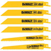 DeWalt 6-Piece Reciprocating Saw Blade Set