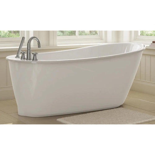 Maax Sax 60 In. L. x 32 In. W. x 25 In. D End Drain Bathtub in White